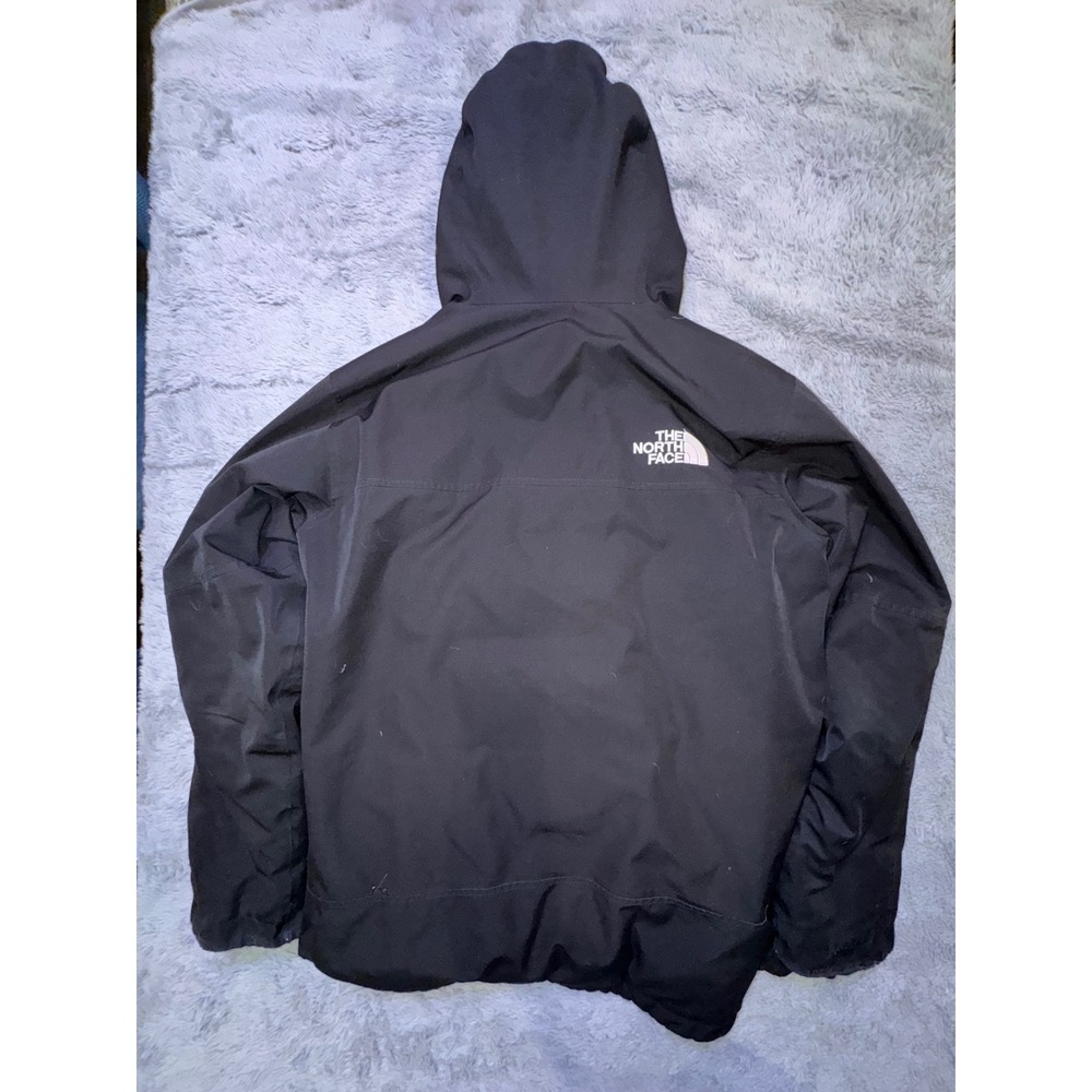 The North Face Men Large Balham 550 Down Warm Insulated Winter Jacket Black Camo - Picture 14 of 16